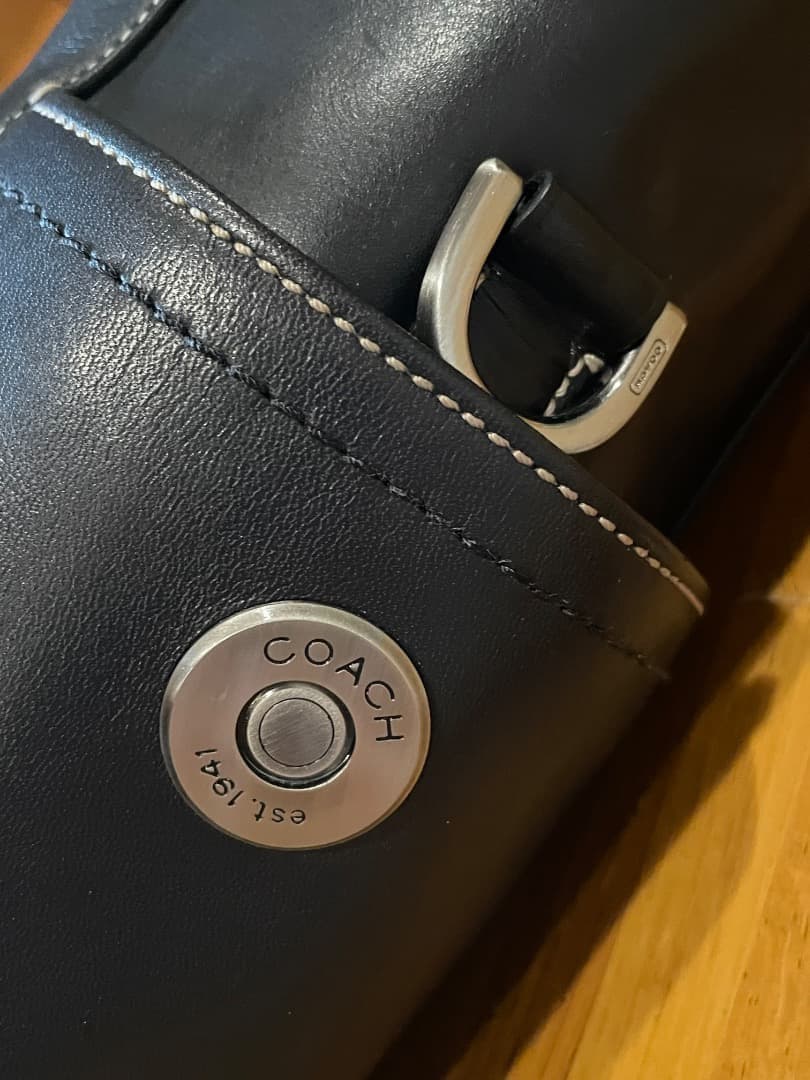 美品✨ コーチCOACH ビジネストートバッグ 2way レザー ブラック