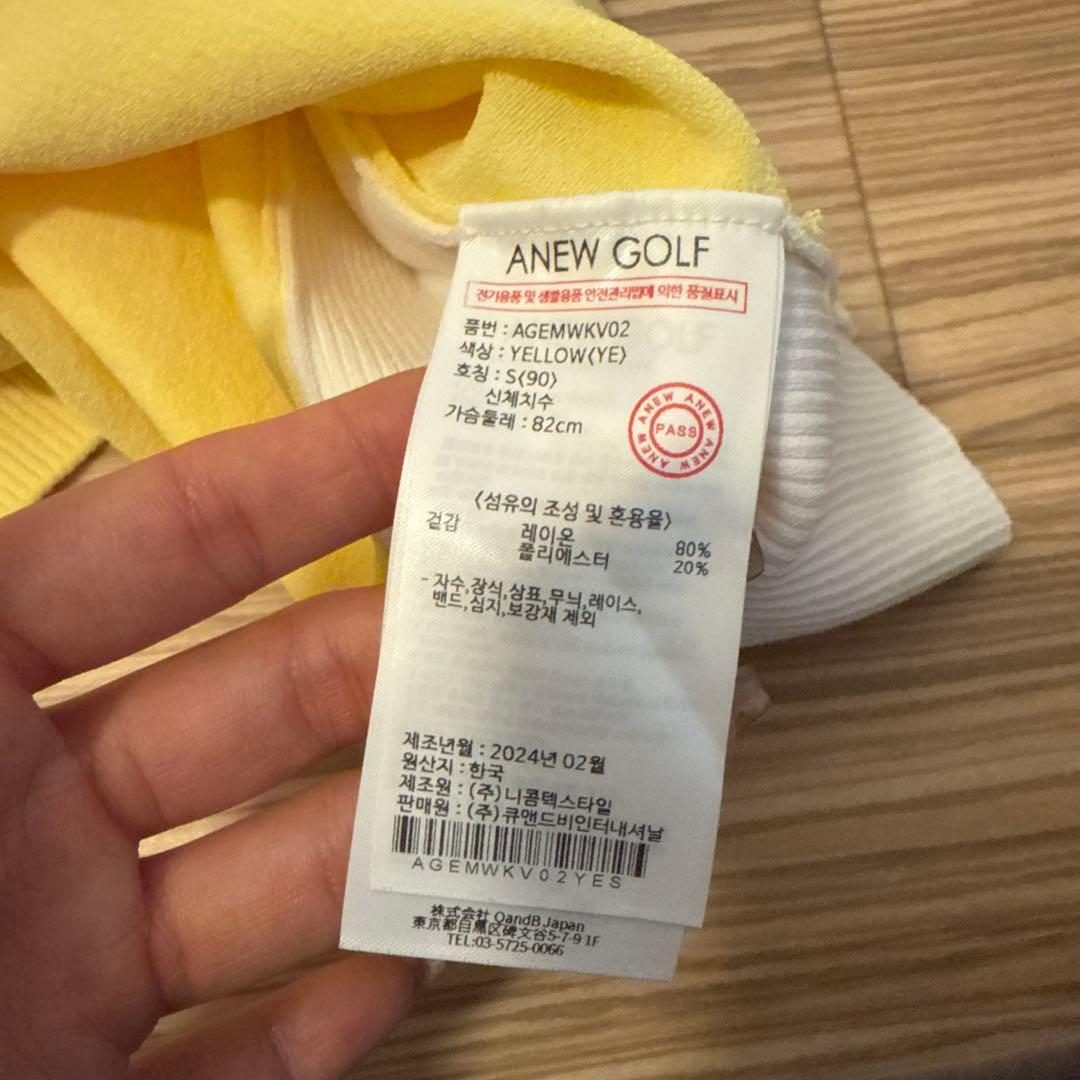 新品 ANEW GOLF ノースリーブ
