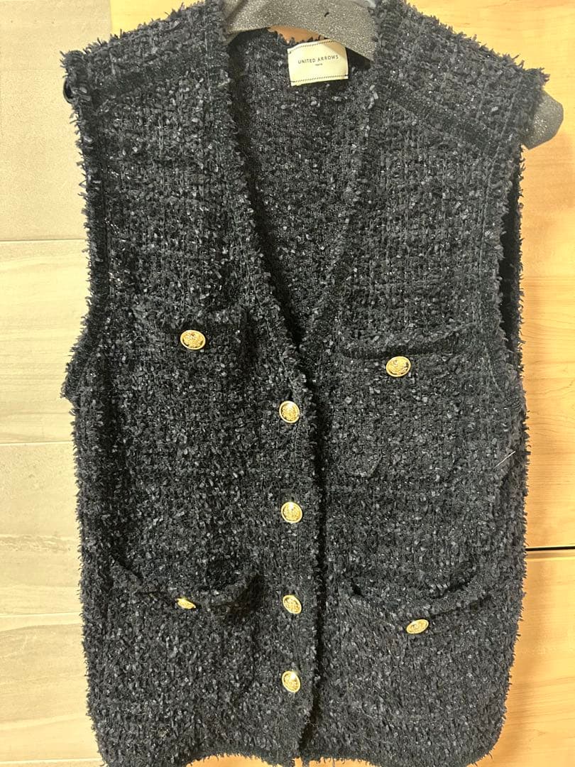 ツイード モールパイピング ベスト　ユナイテッドアローズ ⭐︎美品