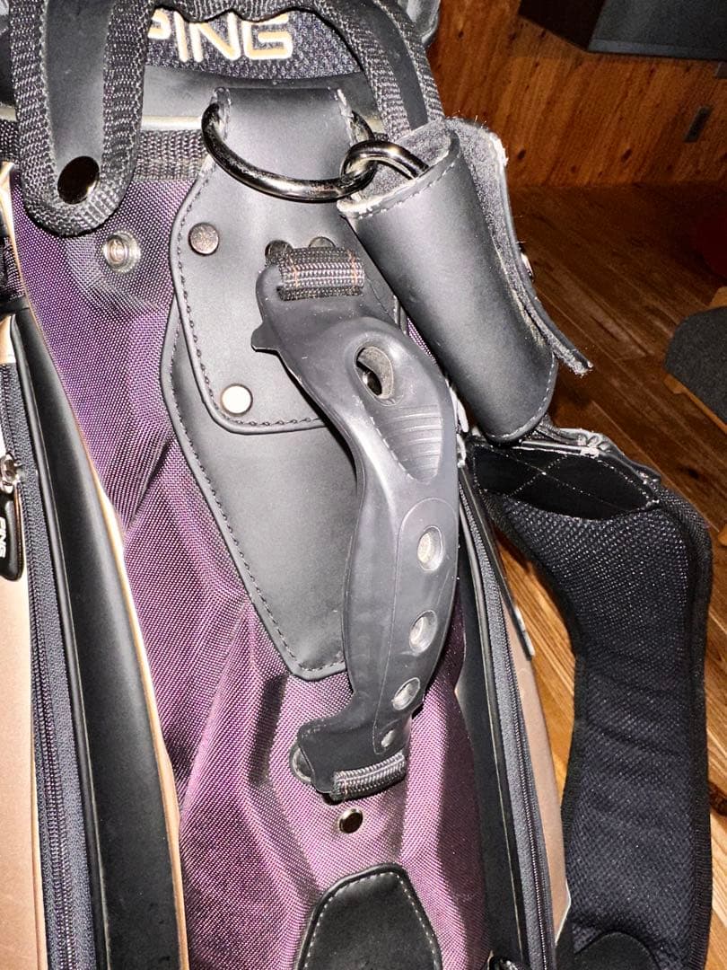 PING スタンドキャディバッグ 防水カバー付き