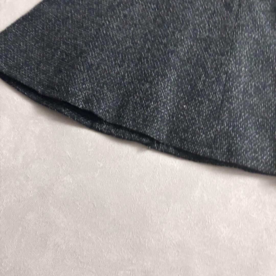 ⭐︎ 新品タグ付Rananラナン ツイードベスト ジレ 黒 ペプラム M