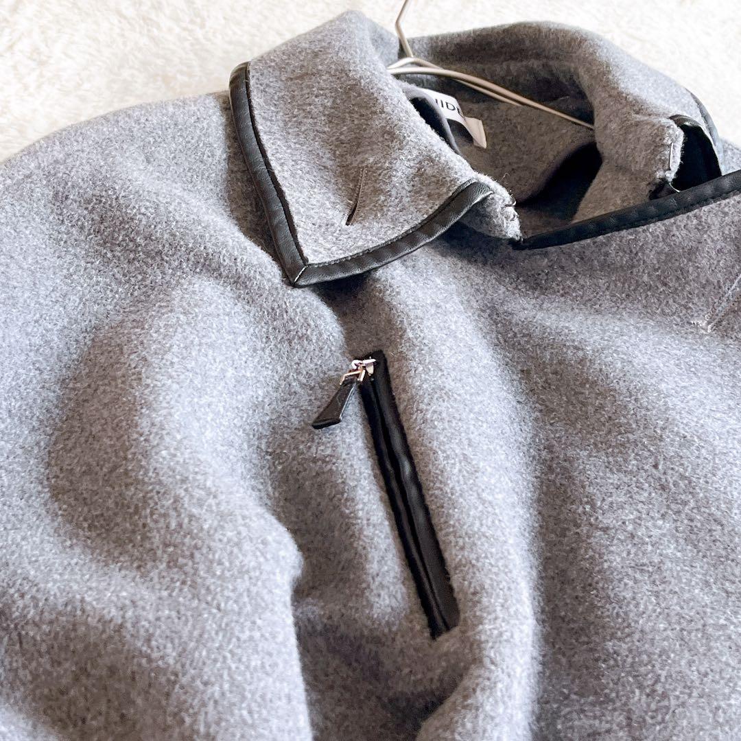 SNIDEL新木優子Sweet Collaboratio nポンチョコートグレー