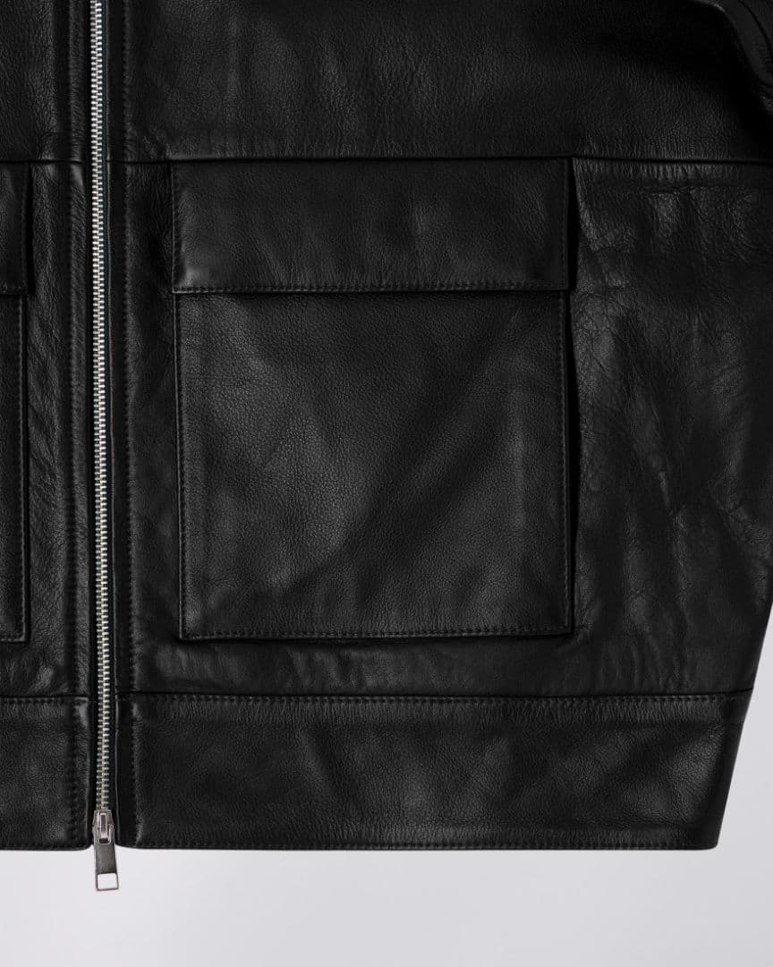 EDWIN レザージャケット DOGMA JACKET L 黒 オーバーサイズ