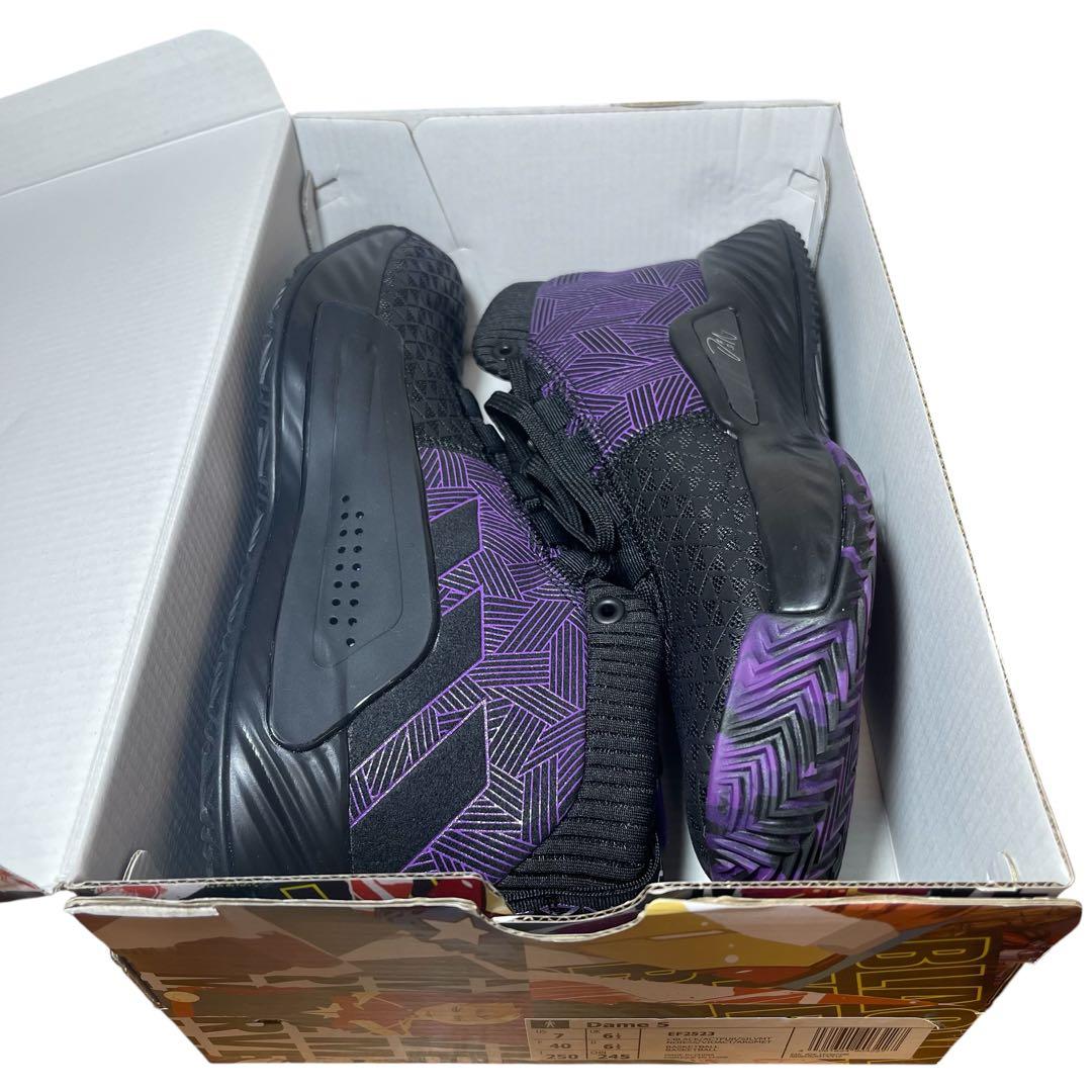 adidas Dame 5 Marvel コラボ シューズ 25cm