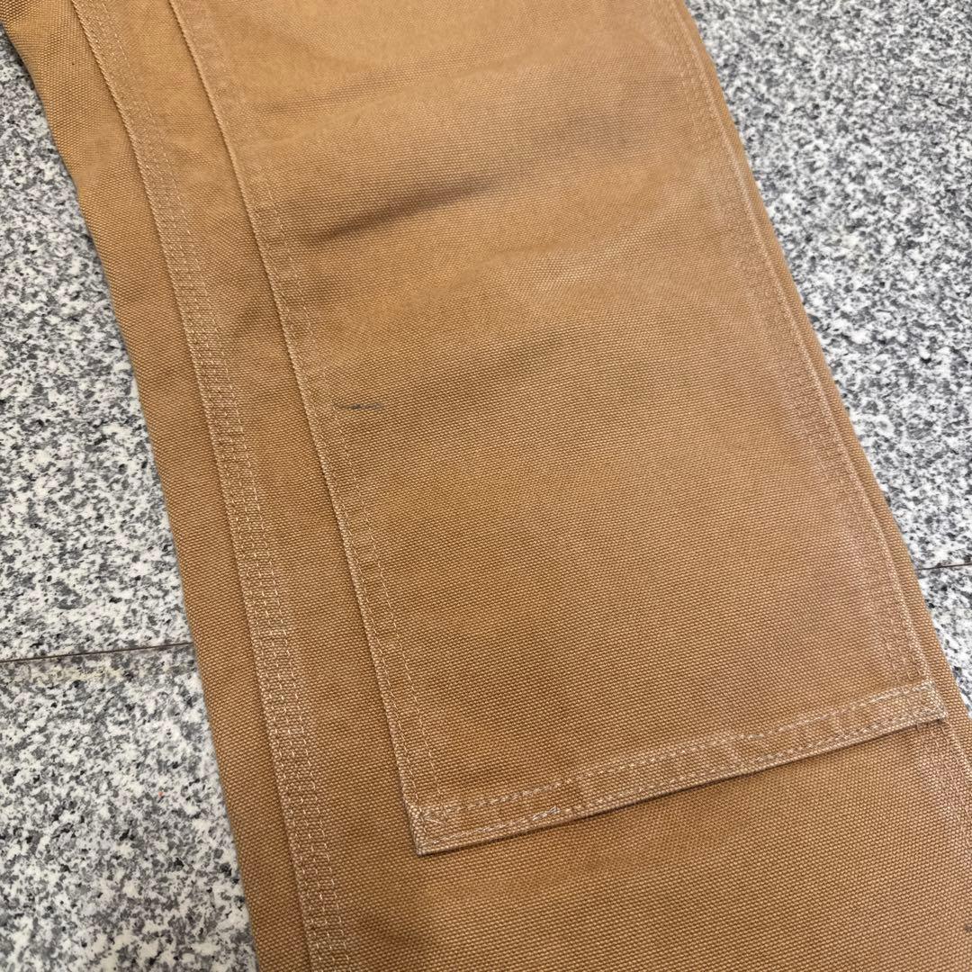 【USA製・W30】名作 カーハート B01 ダブルニー ダックパンツ ベージュ