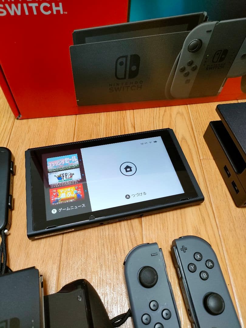 Switch本体　HAC-001　グレー　箱付