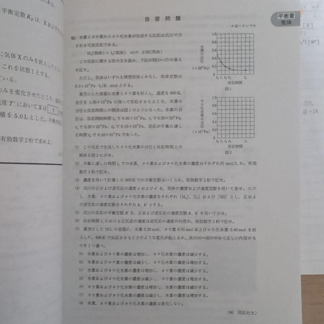 化学特講I　担当講師　石川正明先生