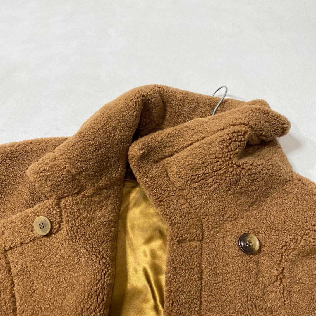 未使用 PASSIONE パシオーネ テディベア ボアショートコート