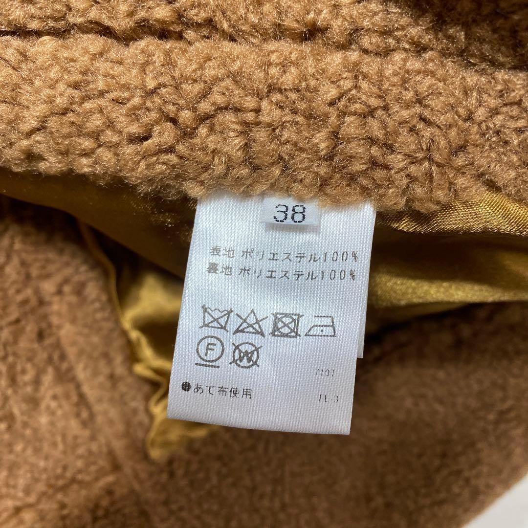 未使用 PASSIONE パシオーネ テディベア ボアショートコート