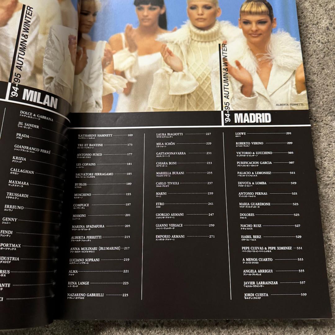 gap COLLECTIONS 1994AW 90sミラノ シンディクロフォード