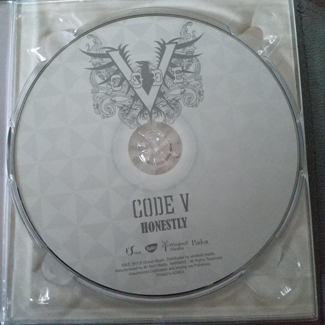 CODE V HONESTLY CD 直筆サイン付き韓国盤