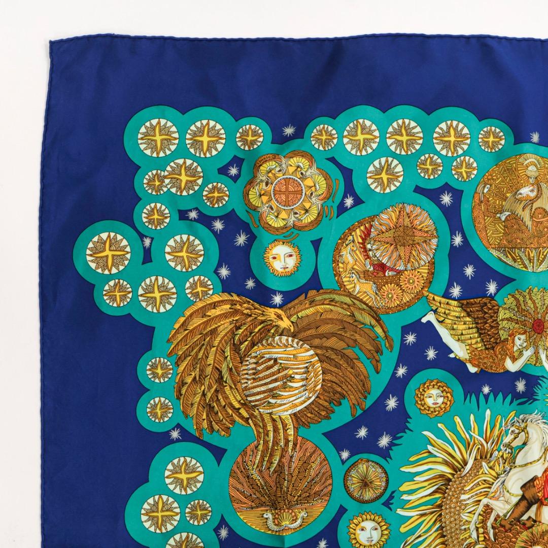 H5571M◾️ヴィンテージ エルメス　シルク100% スカーフ