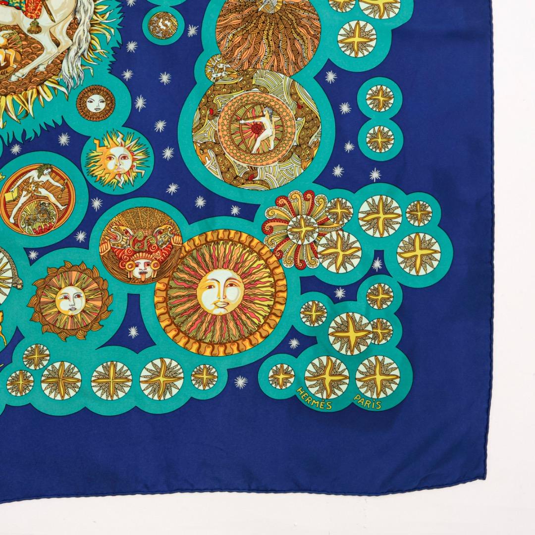 H5571M◾️ヴィンテージ エルメス　シルク100% スカーフ