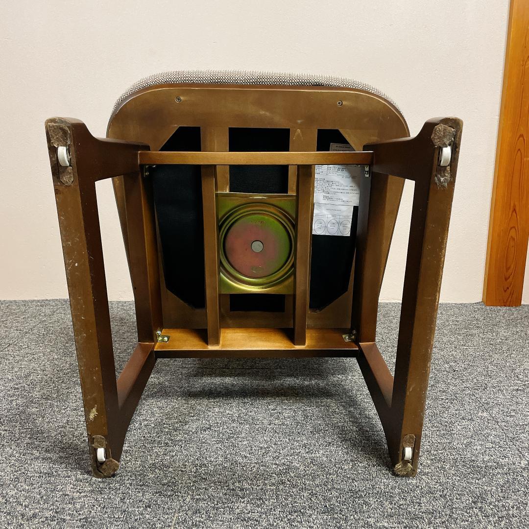 希少　ニトリ　回転式　ダイニングチェア ダークブラウン MARAK SWIVEL