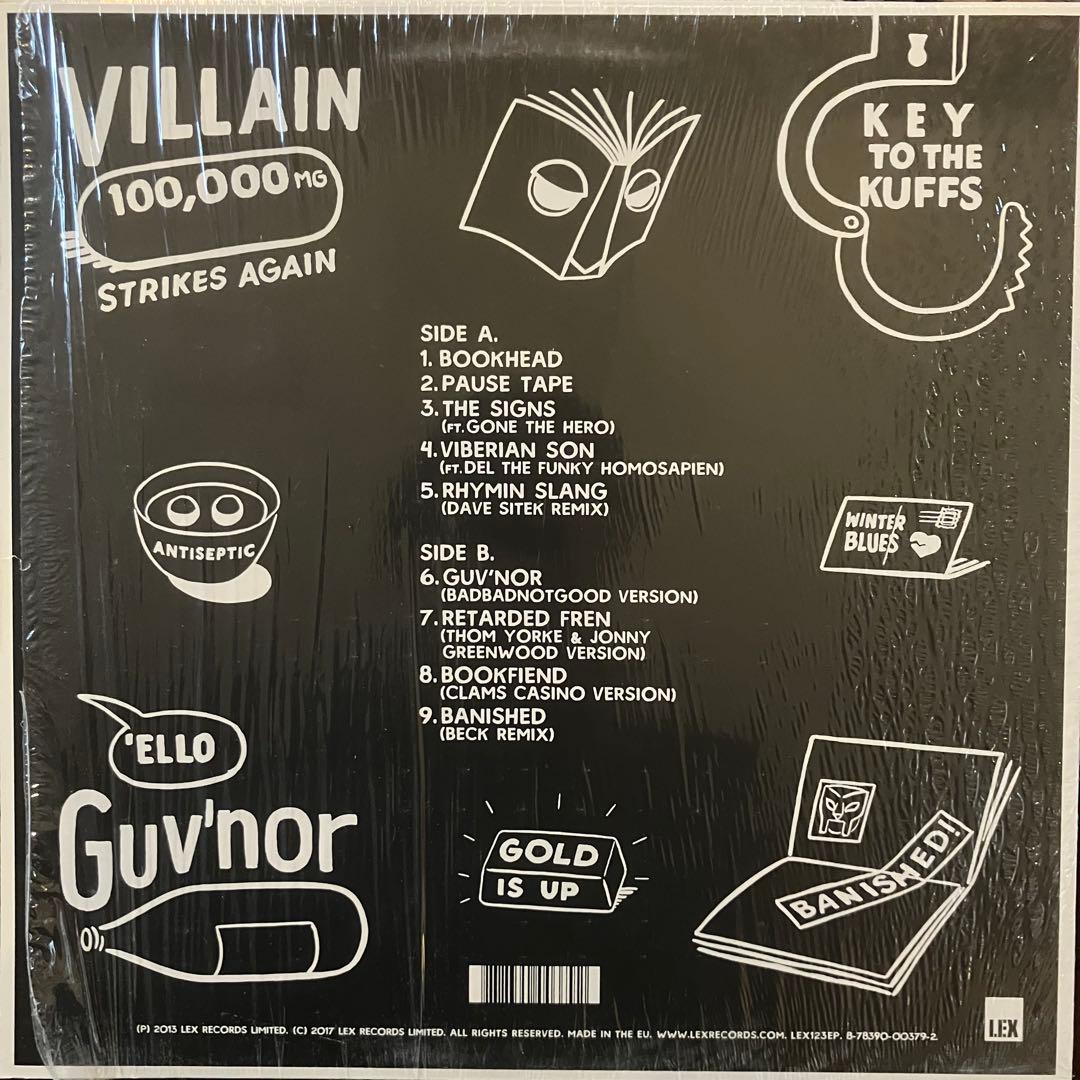 美品　LP BOOKHEAD EP DOOM & JNEIRO JAREL