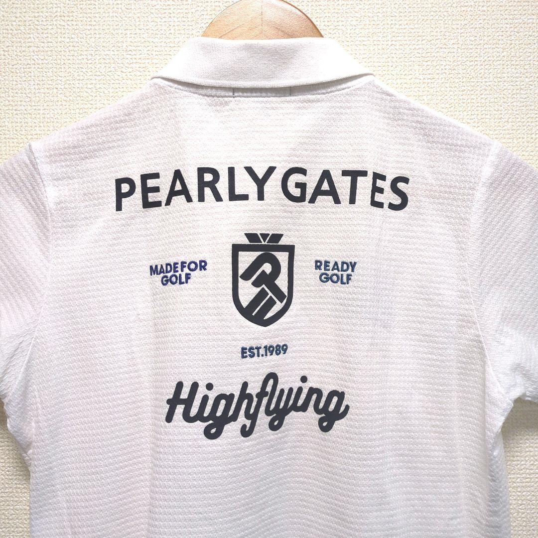 PEARLYGATES パーリーゲイツ 半袖 ポロシャツ シアサッカー 白 M