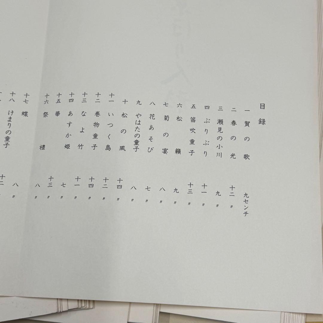 京嵯峨彩色　京ほり人形　限定４５０部　 井尻茂子　昭和50年　M23