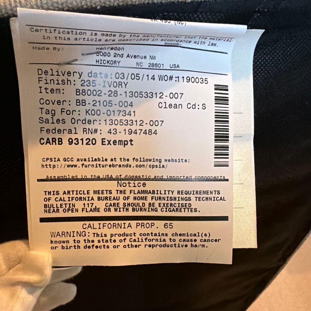 Barbara Barry バーバラバリー　チェア一脚