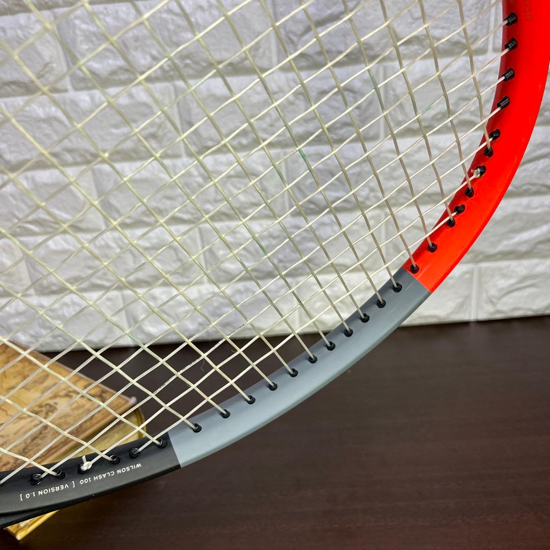 美品　ウィルソン　wilson CLASH100 v1.0 テニス 　ラケット