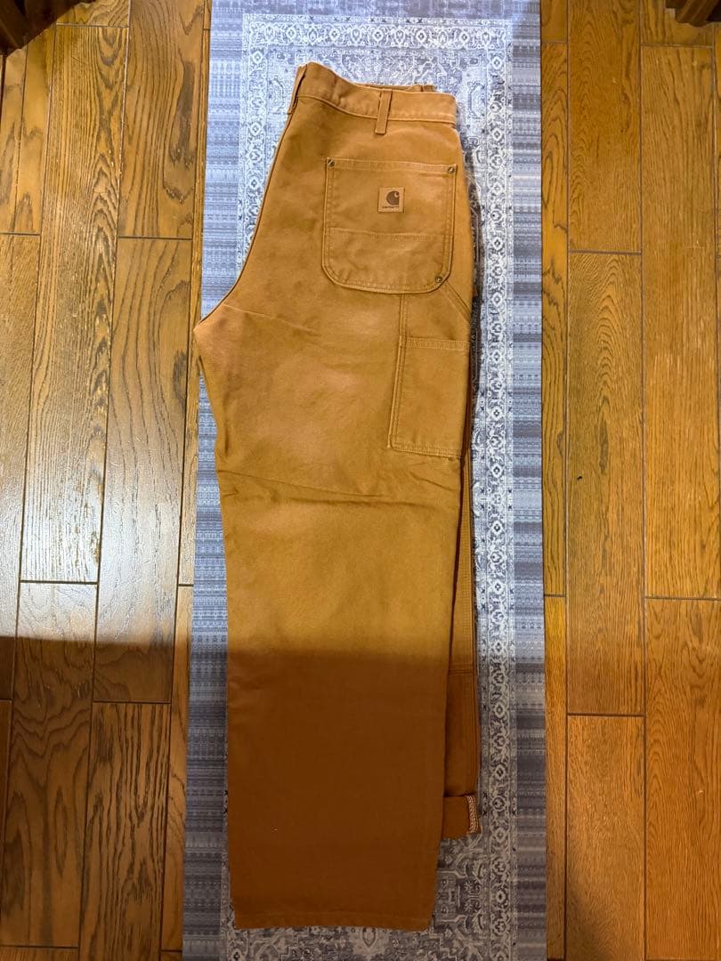 新品USCarhartt Duck ダブルニー ダックパンツW36 b136