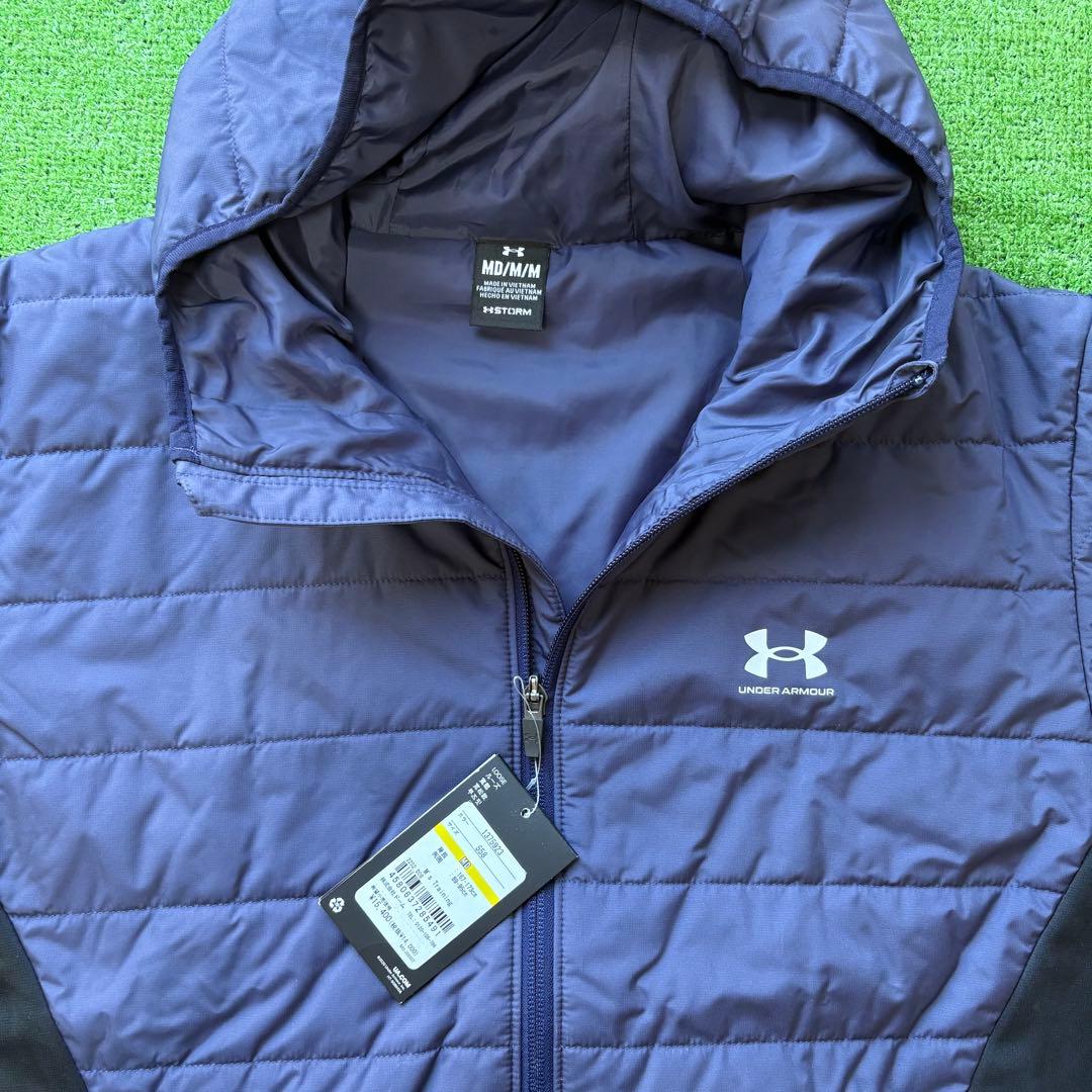 アンダーアーマー UA 防寒 メンズ ジャケット ダウン コート M アウター