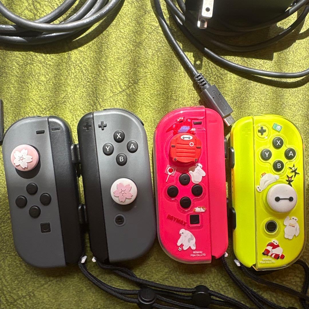 Nintendo Switch 本体 + ゲームソフト6本 ジョイコン4本