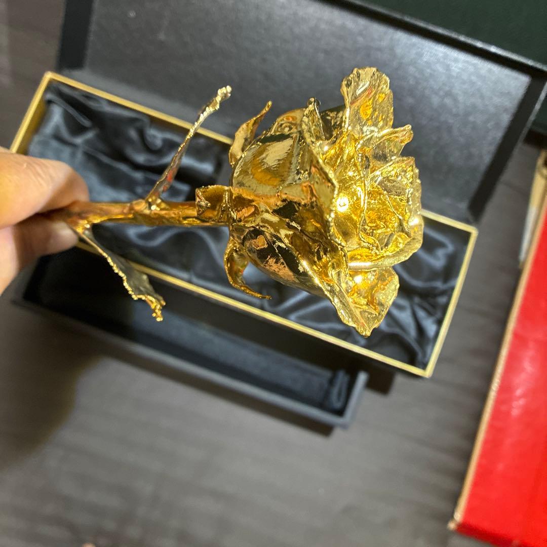 Gold Prestige 金のバラ ギフトボックス　24k