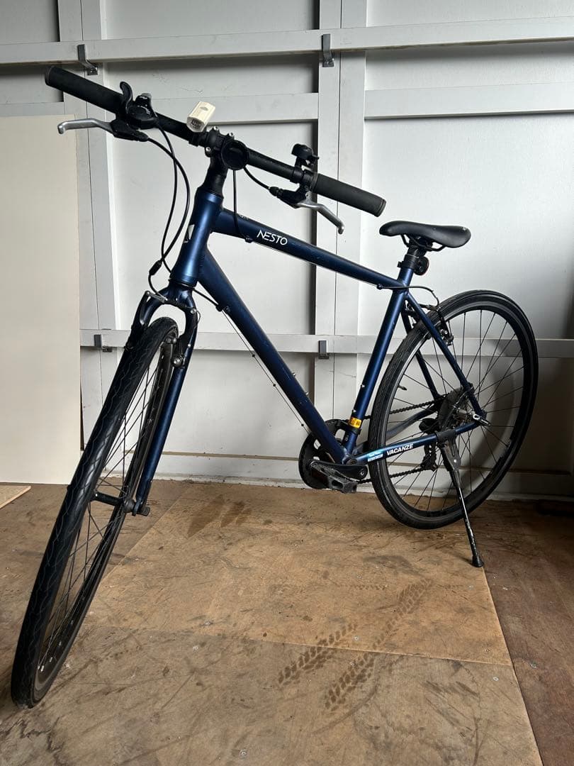 NESTO クロスバイク ネイビー 7段変速