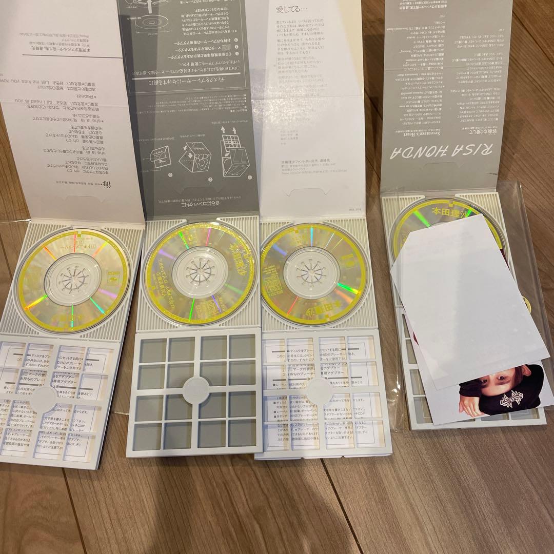 本田理沙/容赦なく愛して他　8cm 4枚