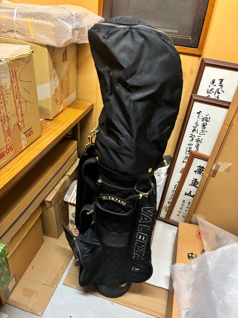 valenzapo バレンザポー ゴルフ キャディバッグ グレー　ブラック