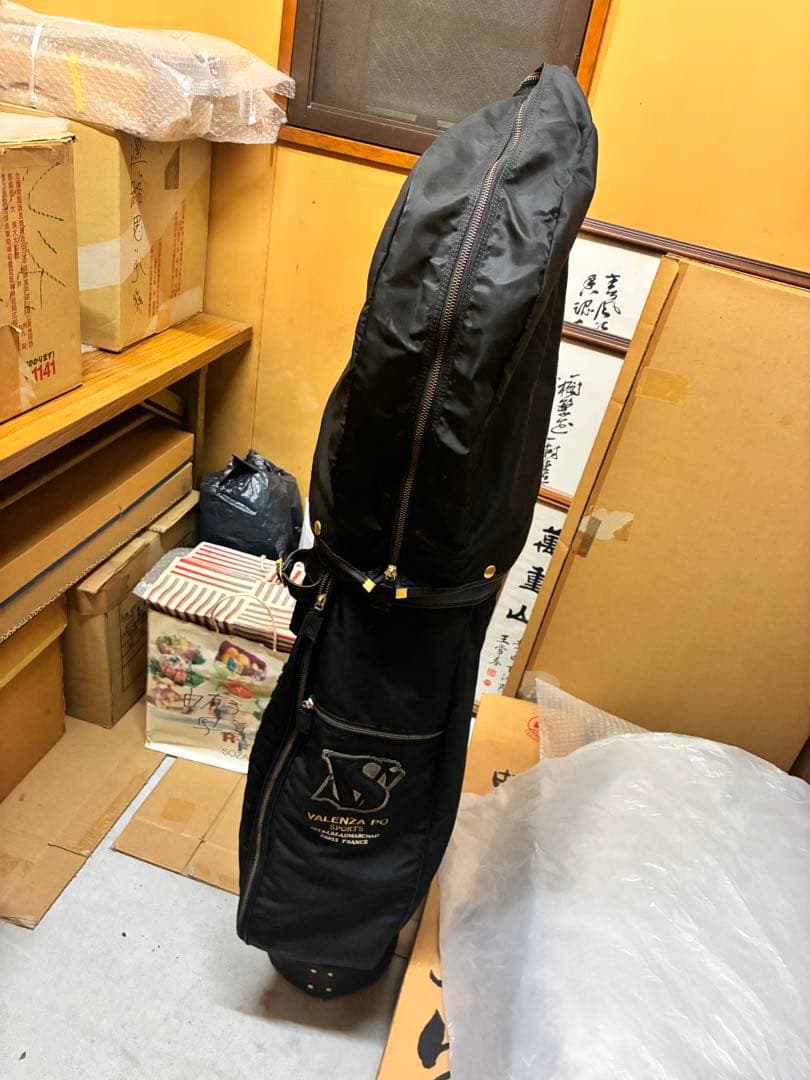 valenzapo バレンザポー ゴルフ キャディバッグ グレー　ブラック