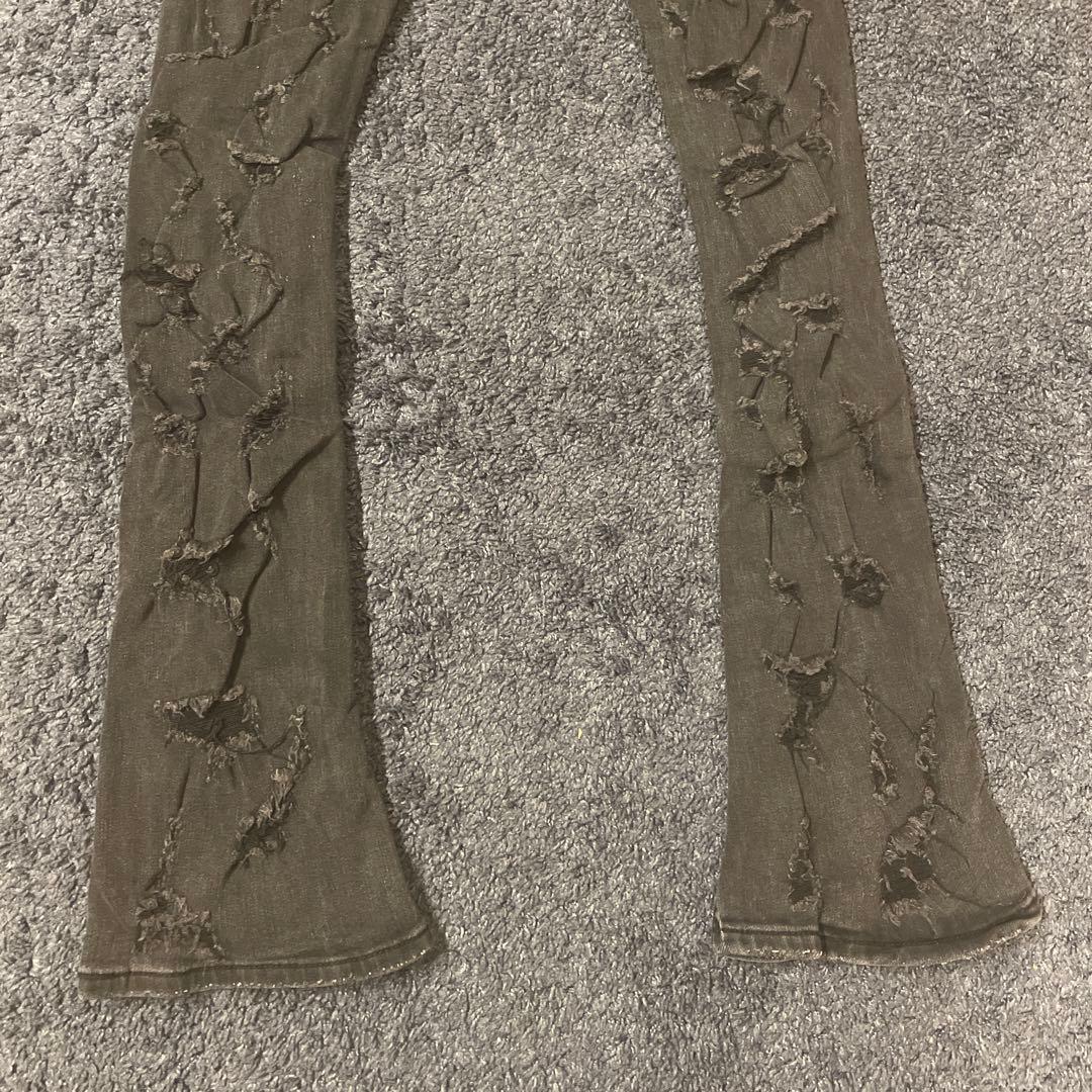 VALABASAS バラバサス ダメージフレアデニム　30 新品未使用