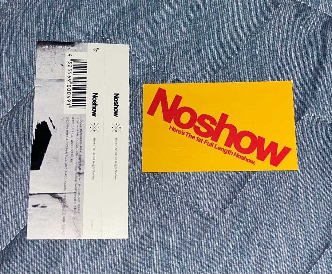 帯付廃盤CD！Noshow フルアルバム 非売品ステッカー付！