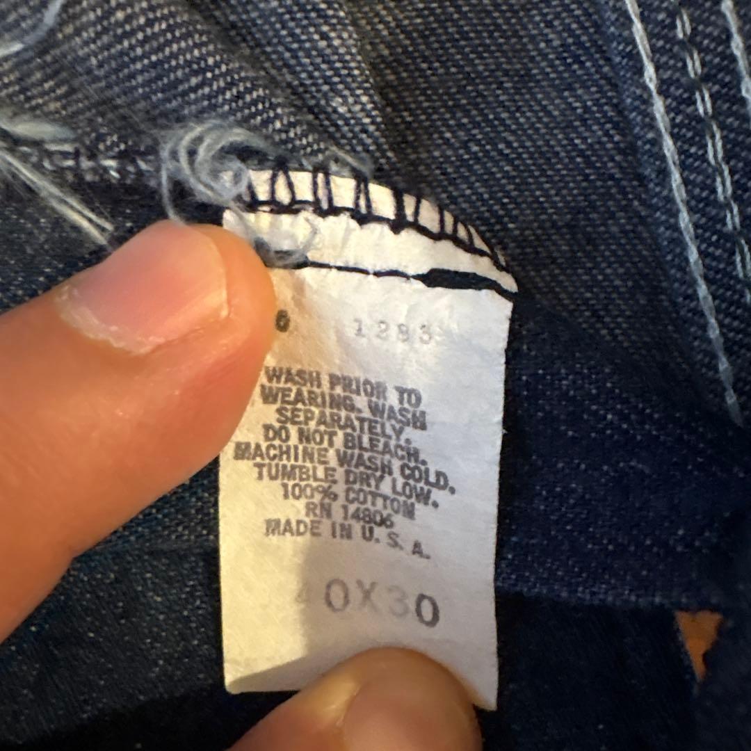 カ*サ様 70's ヴィンテージ カーハート デニムペインター 42タロン W4