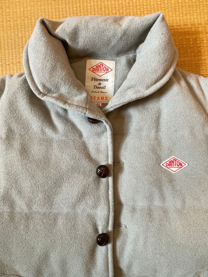 【DANTON】 BEAMS別注ダウンベスト ◼️44XL ◼️希少サイズ