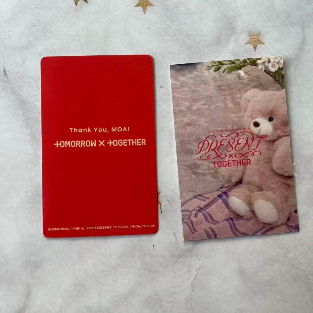 TXT トゥバ ボムギュ 日本 韓国 ペンミ MOAZONE トレカ 2枚