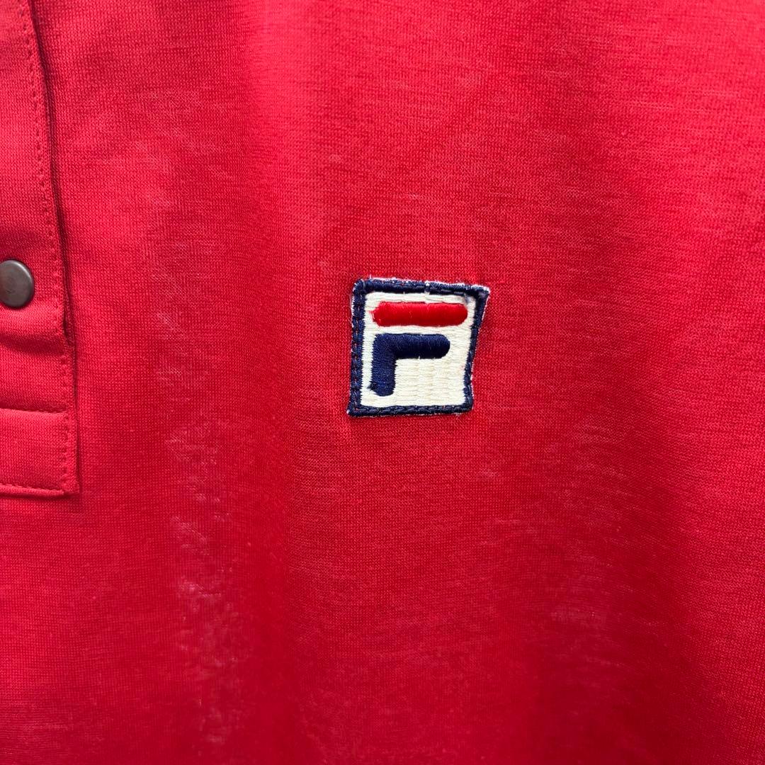 70s フィラFILA ノースリーブ　テニスウェア　デットストック　イタリア製