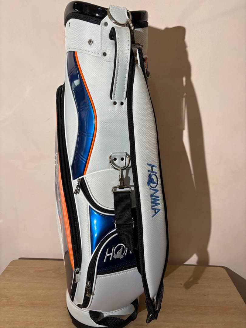 HONMA キャディバッグ 青/白/オレンジ　美品