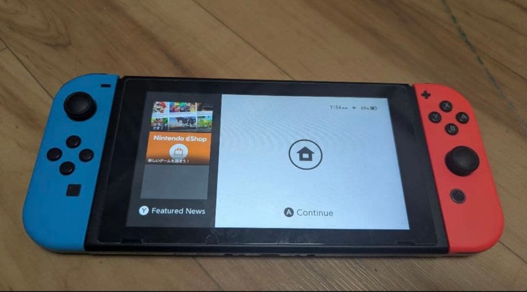 ［動作確認済み］Nintendo Switch 本体 青/赤