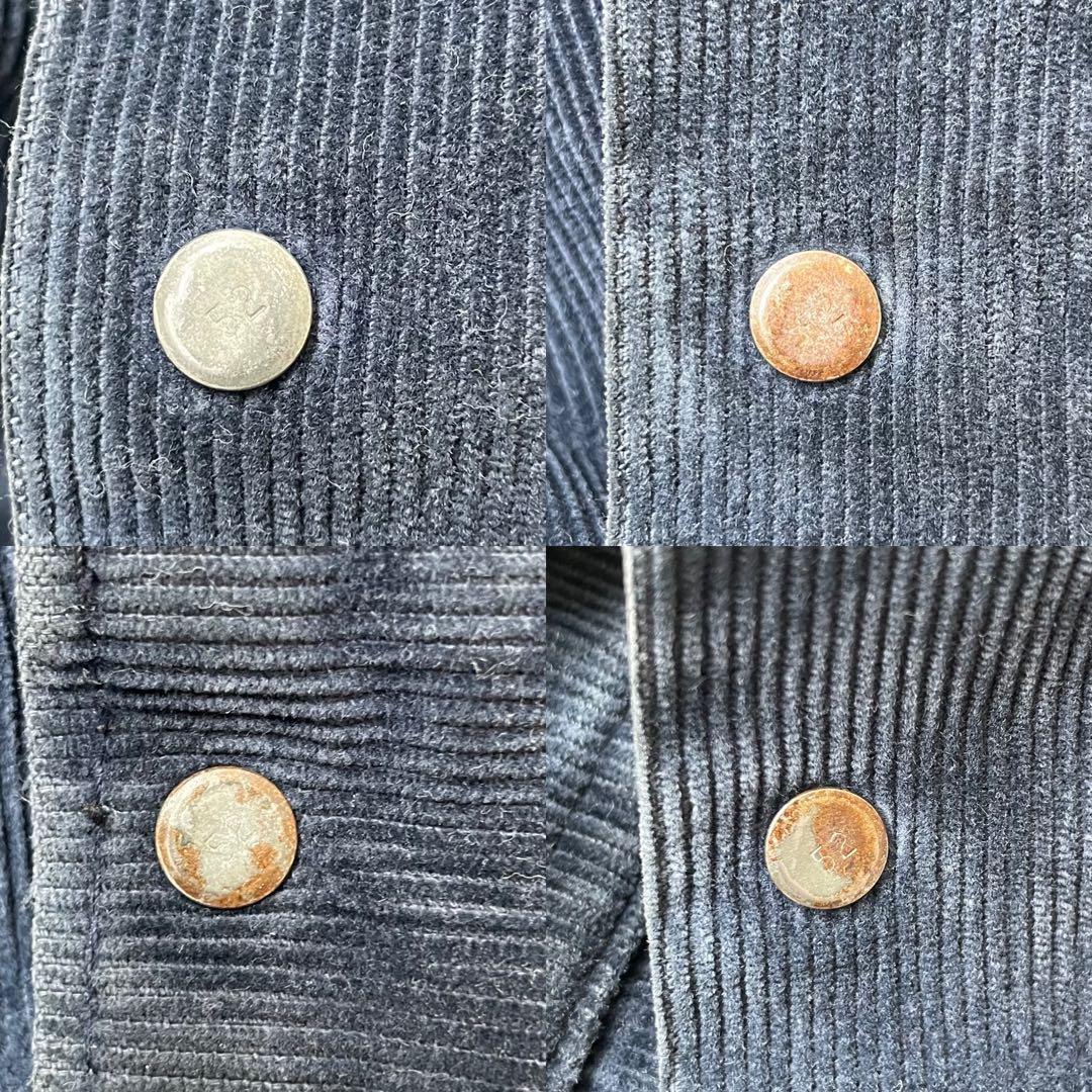 リーバイス コーデュロイジャケット 70s ネイビー 44 三角タグ