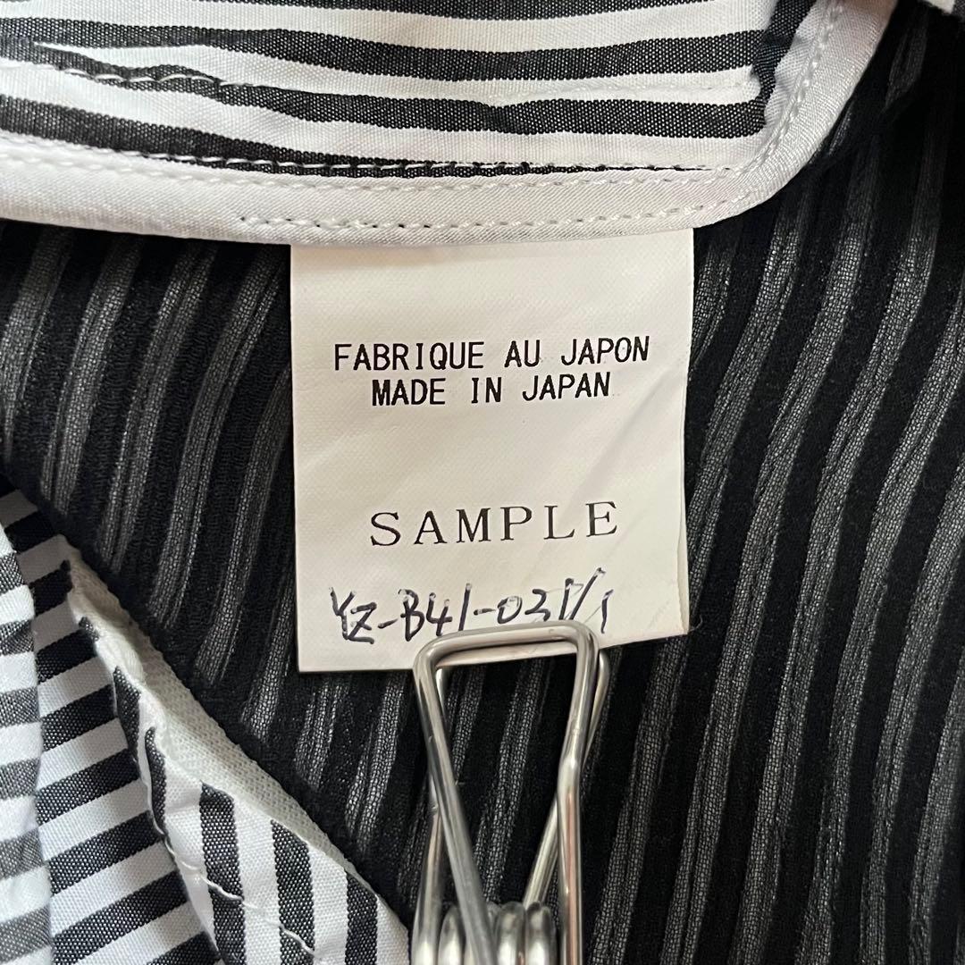 Y's ワイズ ヨウジヤマモト 重ね着 シャツワンピース ストライプ レイヤード