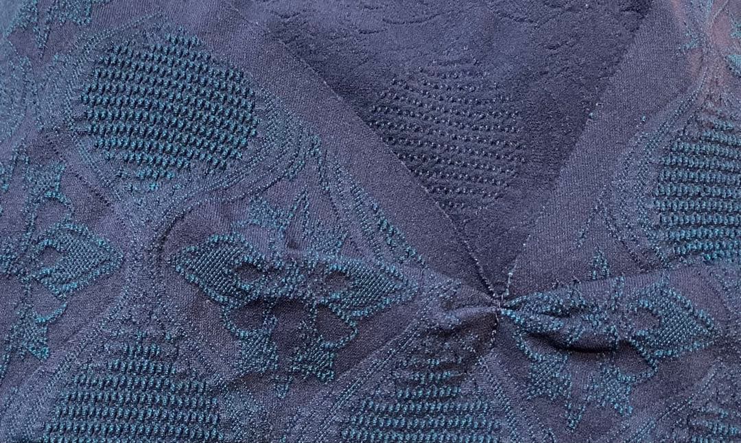 チャコット　ノーソーイングニット　バイカラー