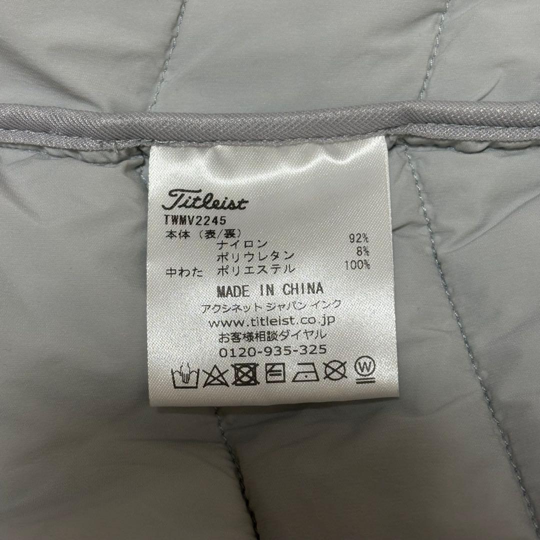 Titleist タイトリスト ゴルフウェア　中綿　撥水　ストレッチ　ベスト