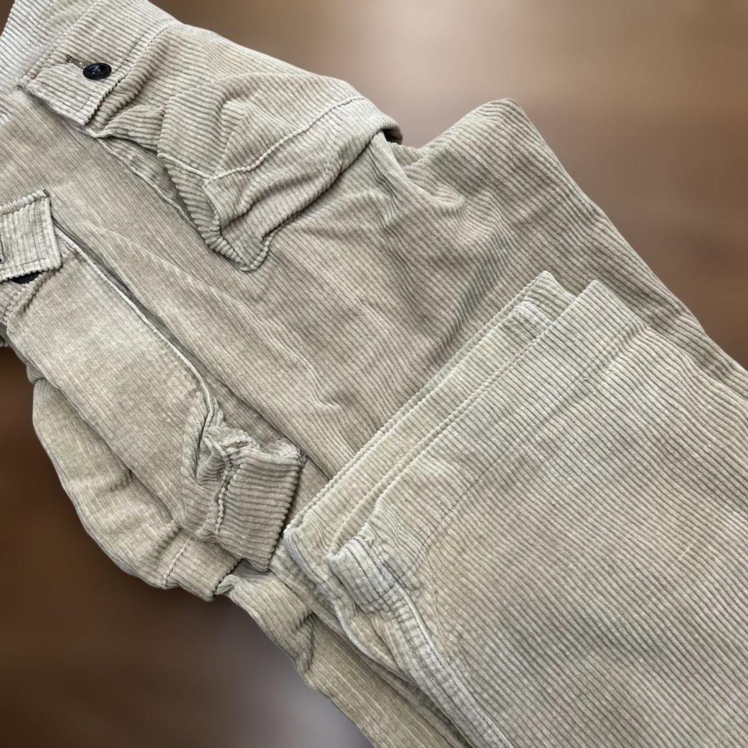 JOHNBULLジョンブル 太畝コーデュロイ モンキーパンツP-44カーゴパンツ