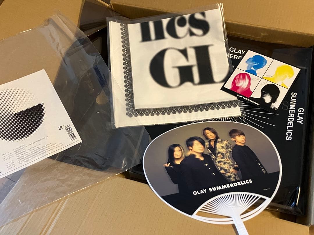 GLAY SUMMERDELICS グッズ　CD うちわ　サマデリ