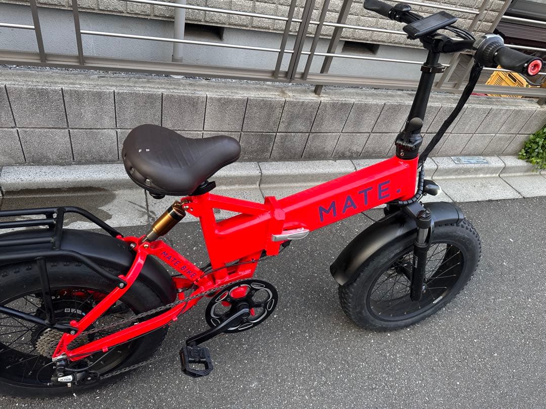 MATE X250 電動アシスト自転車 レッド