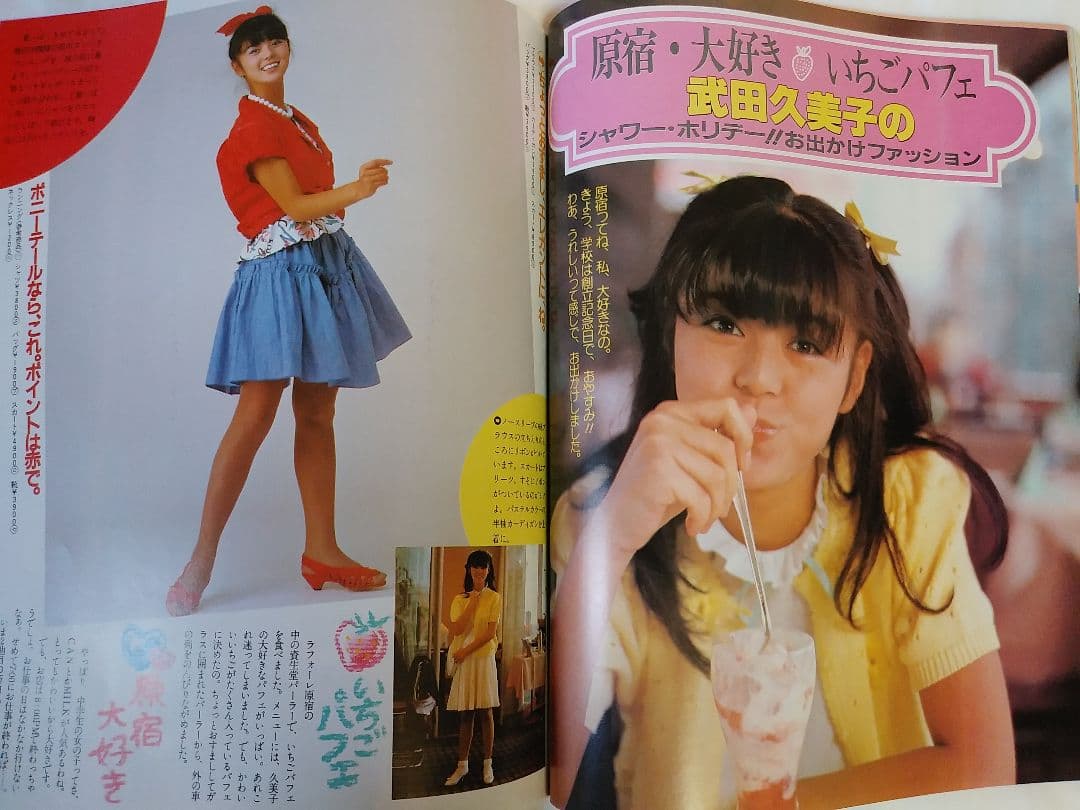 明星ヘアカタログ '83 夏の号　 希少品　レア
