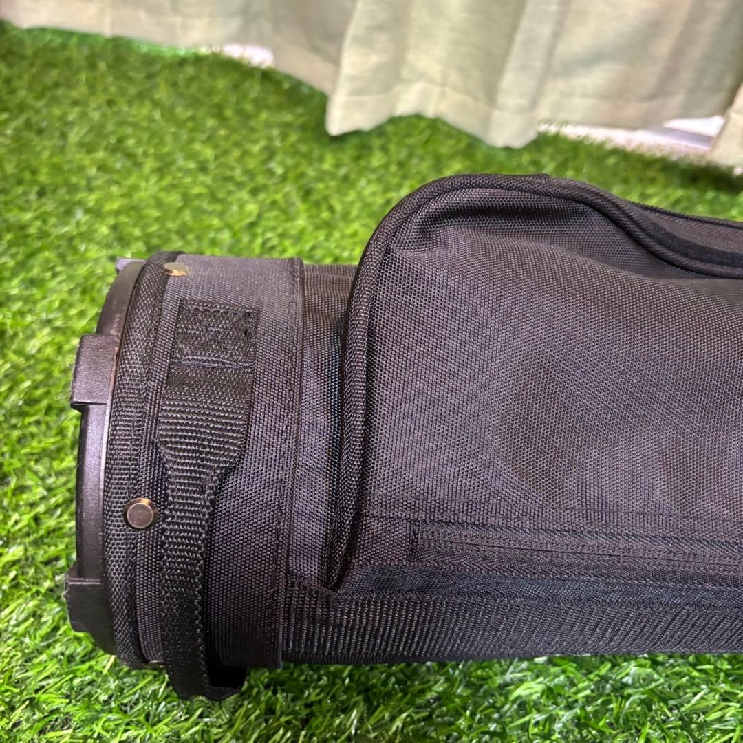 BEAMS GOLF クラブケース スタンド付き キャディバッグ ブラック