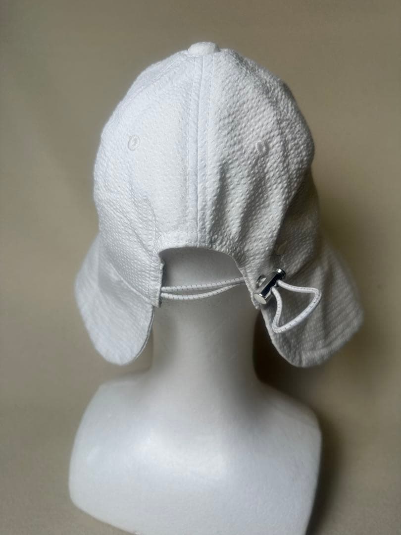 JUN&ROPE ホワイト バケットハット　日焼け対策◎