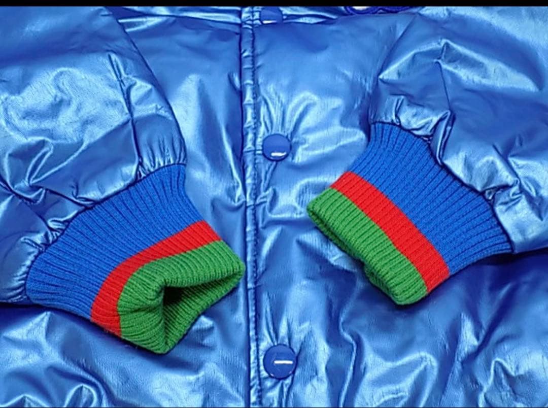 ライオンズ ボンバージャケット 青